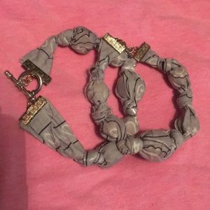 Bracelets made of cloth